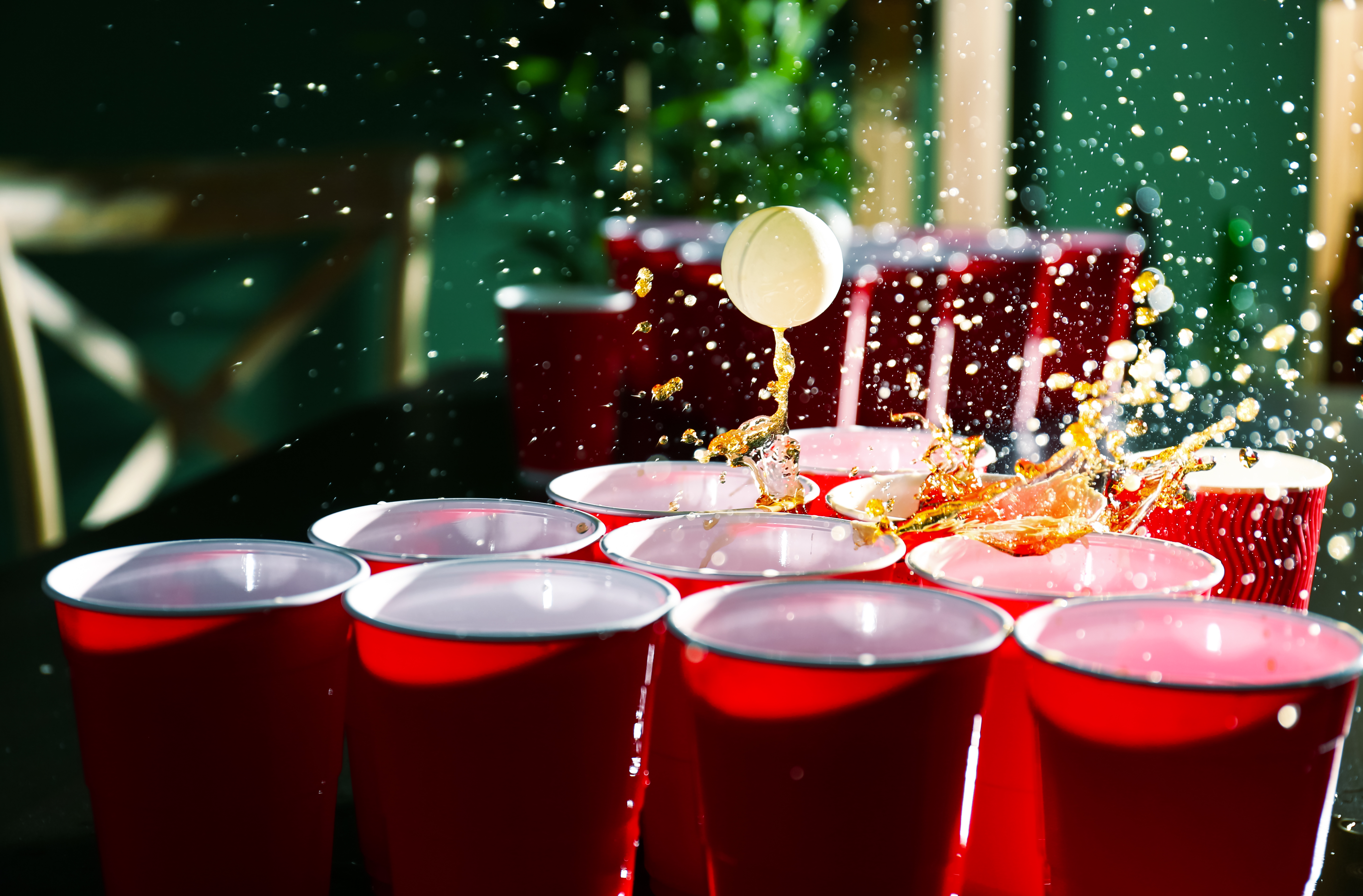 beer pong glasses