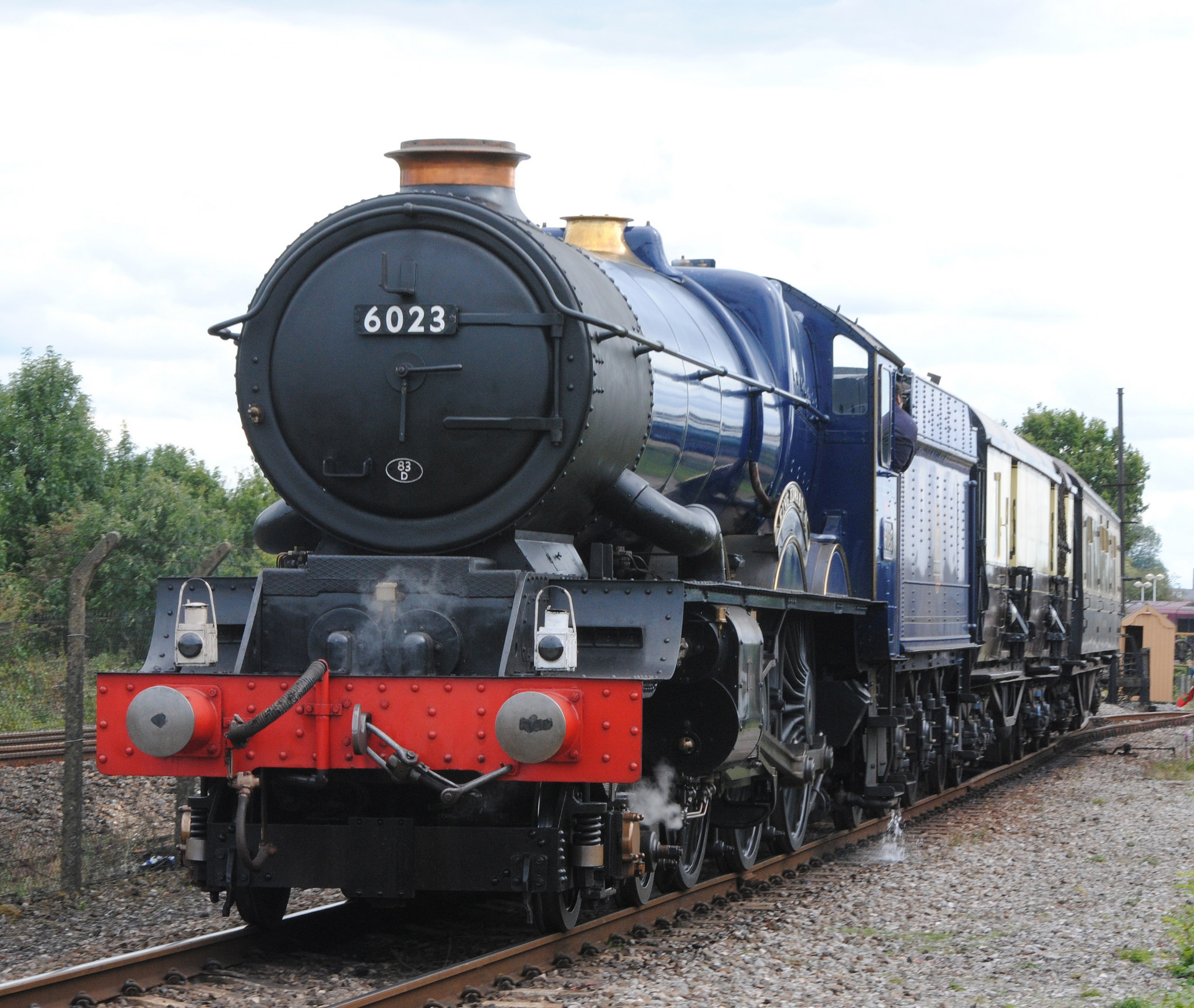 King Edward II was in steam at Didcot Railway Centre & looking excellent.