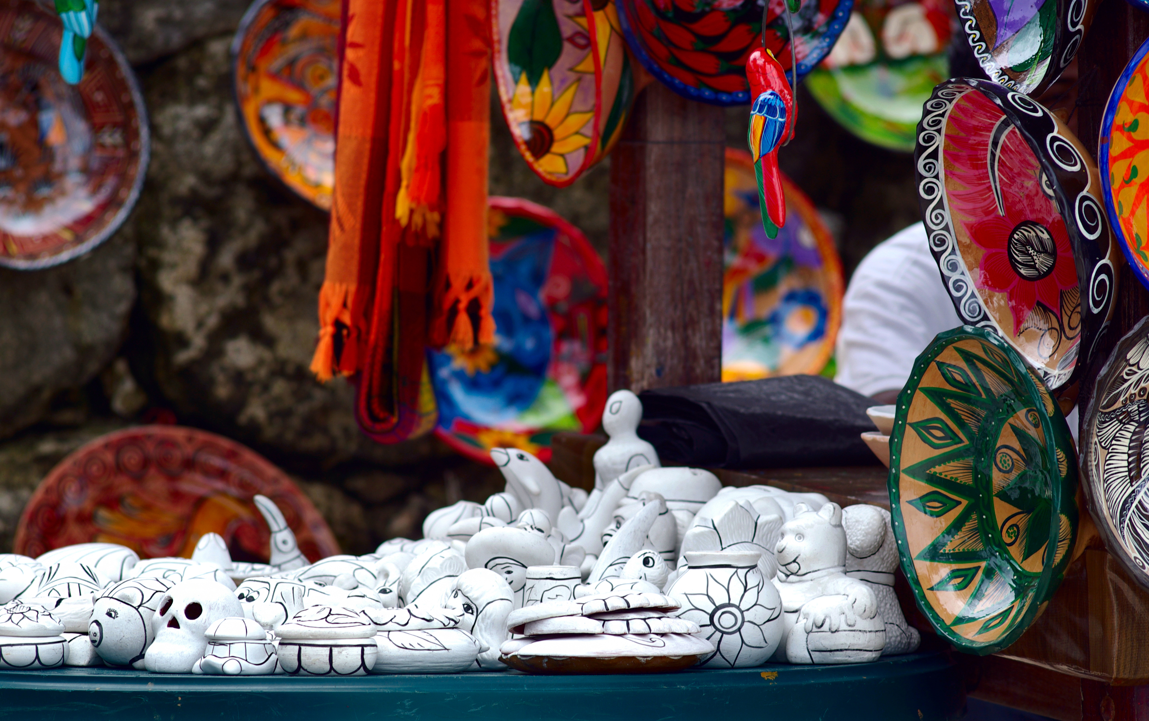 Mercado de artesanías mexicanas