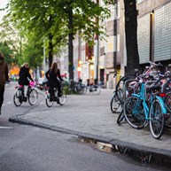 Cycling in Amsterdam
