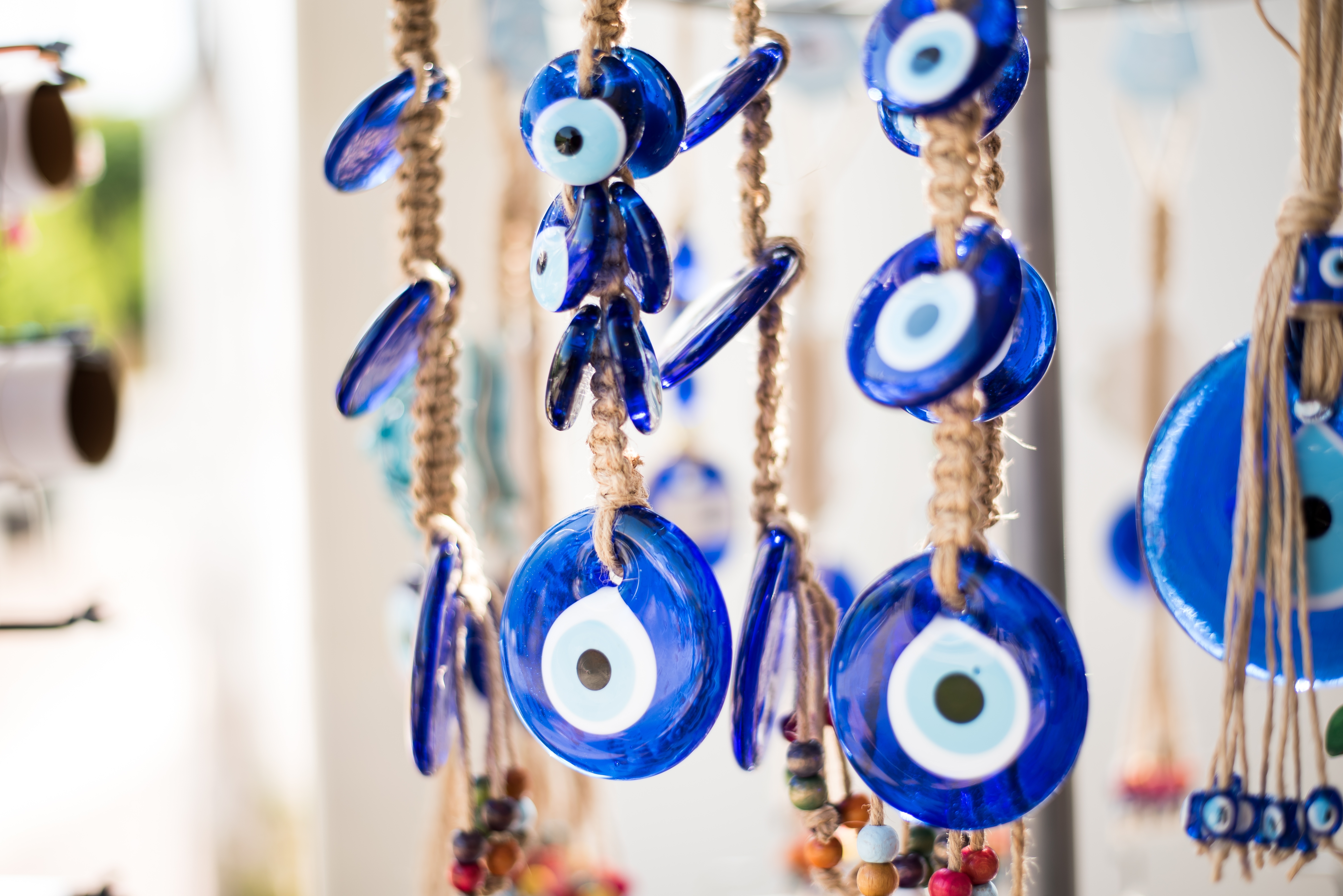 The Evil eye, souvenir from holiday. The most common to buy in the Mediterranean destinations