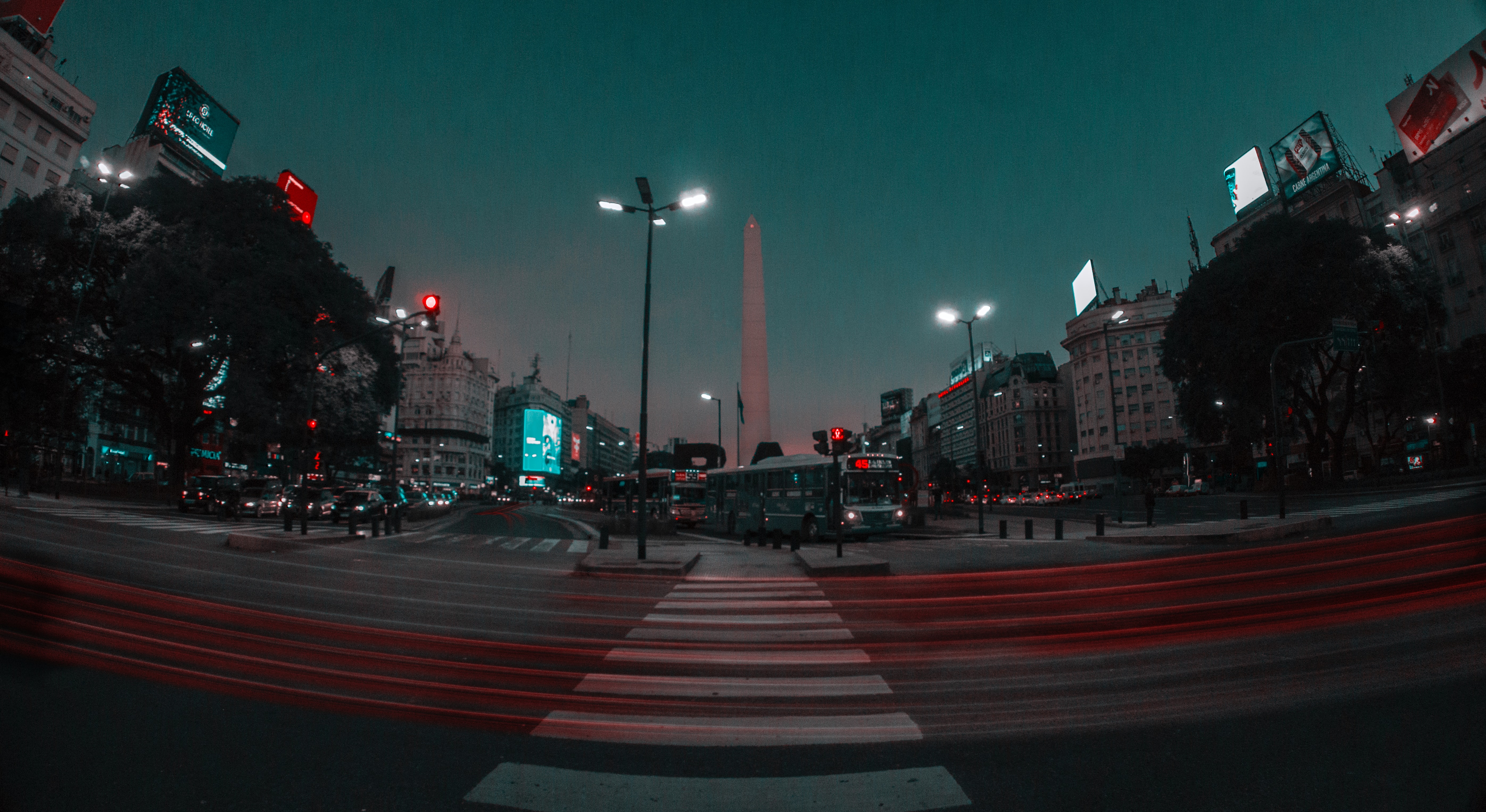 Buenos Aires at night