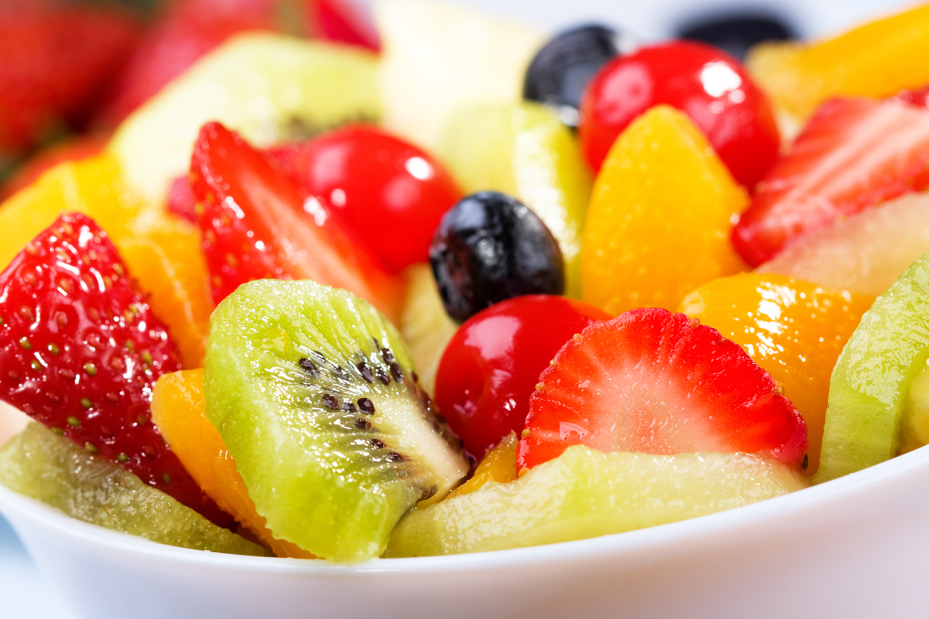 salad with fresh fruits and berries
