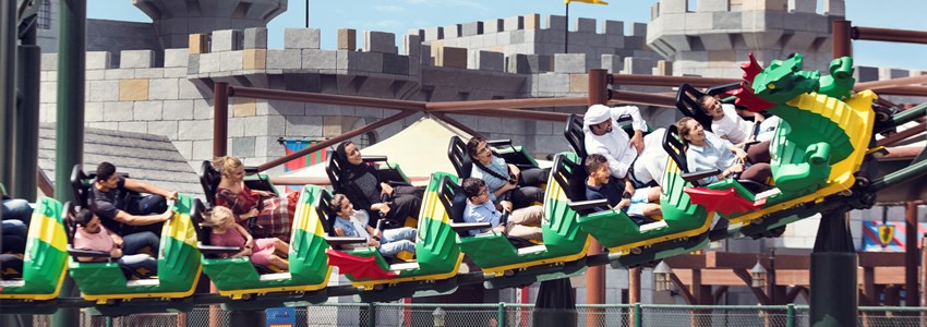 Dragon coaster at Legoland