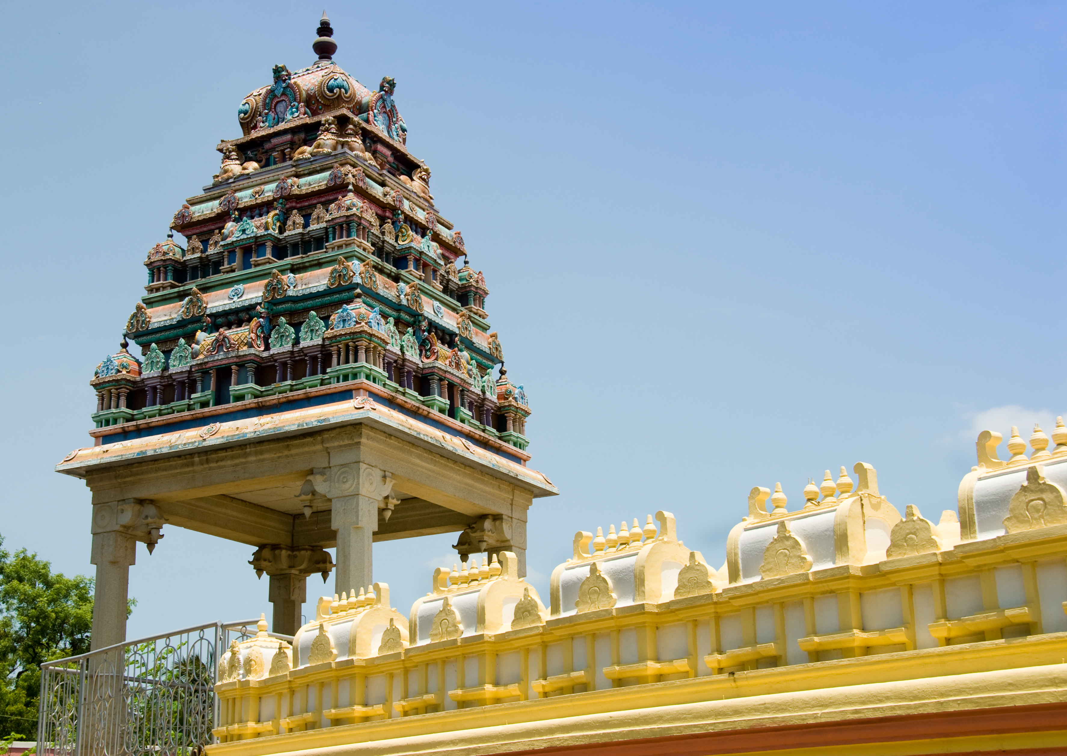 A Hindu temple in Bangalore, India