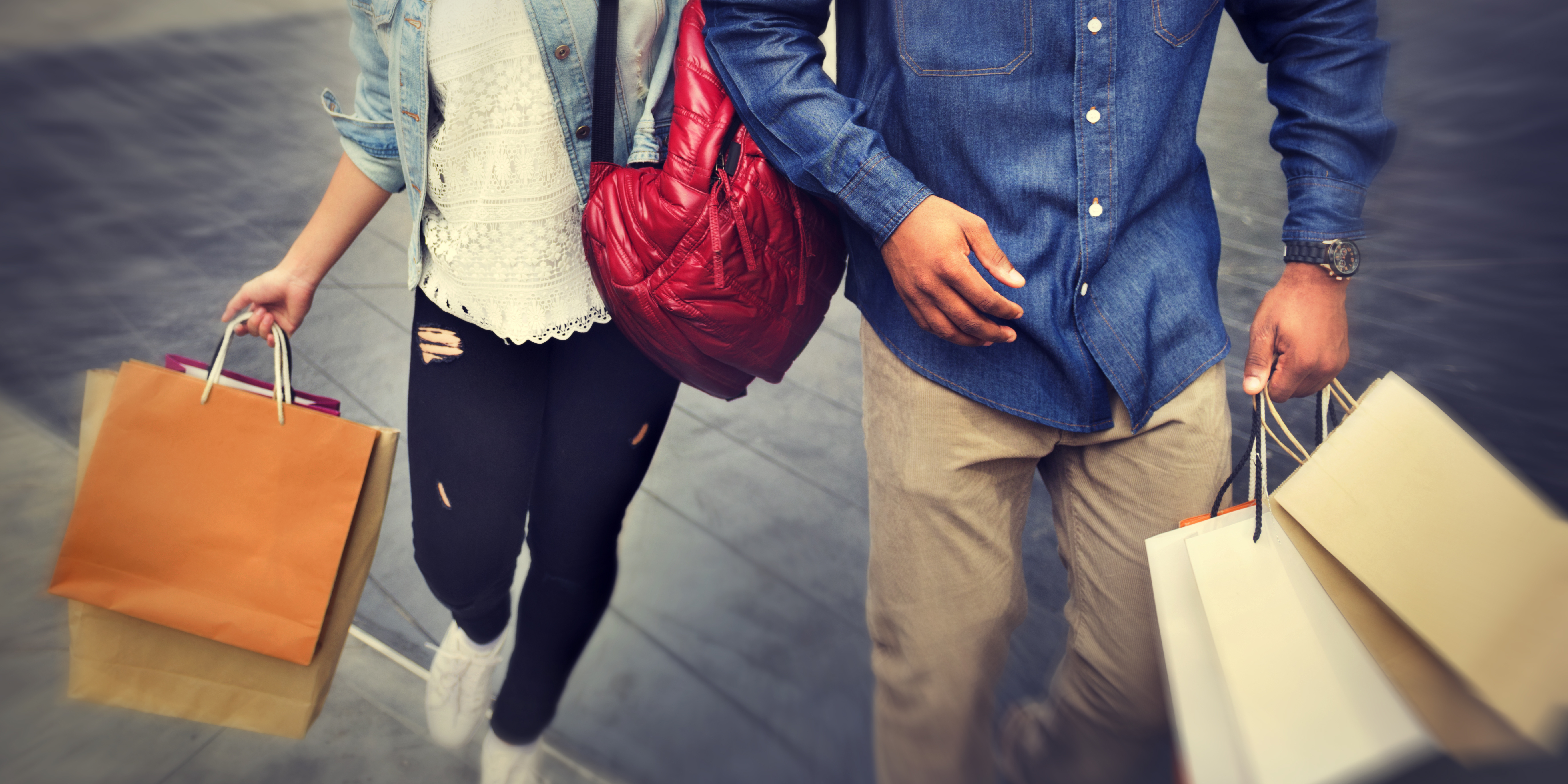 Shopping Couple Capitalism Enjoying Romance Spending Concept