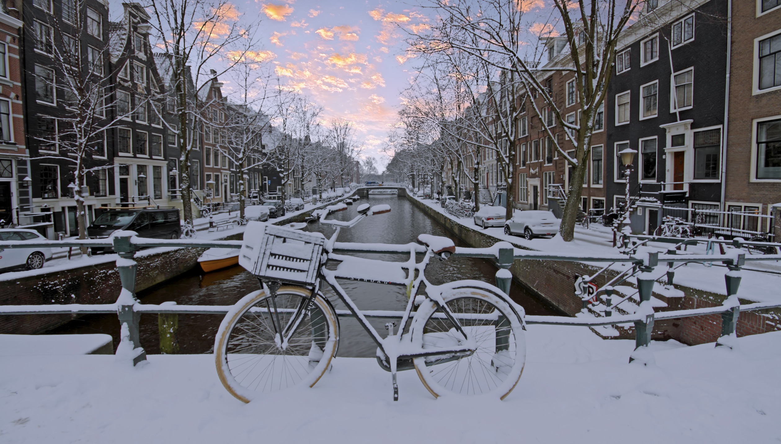 Snowy Amsterdam