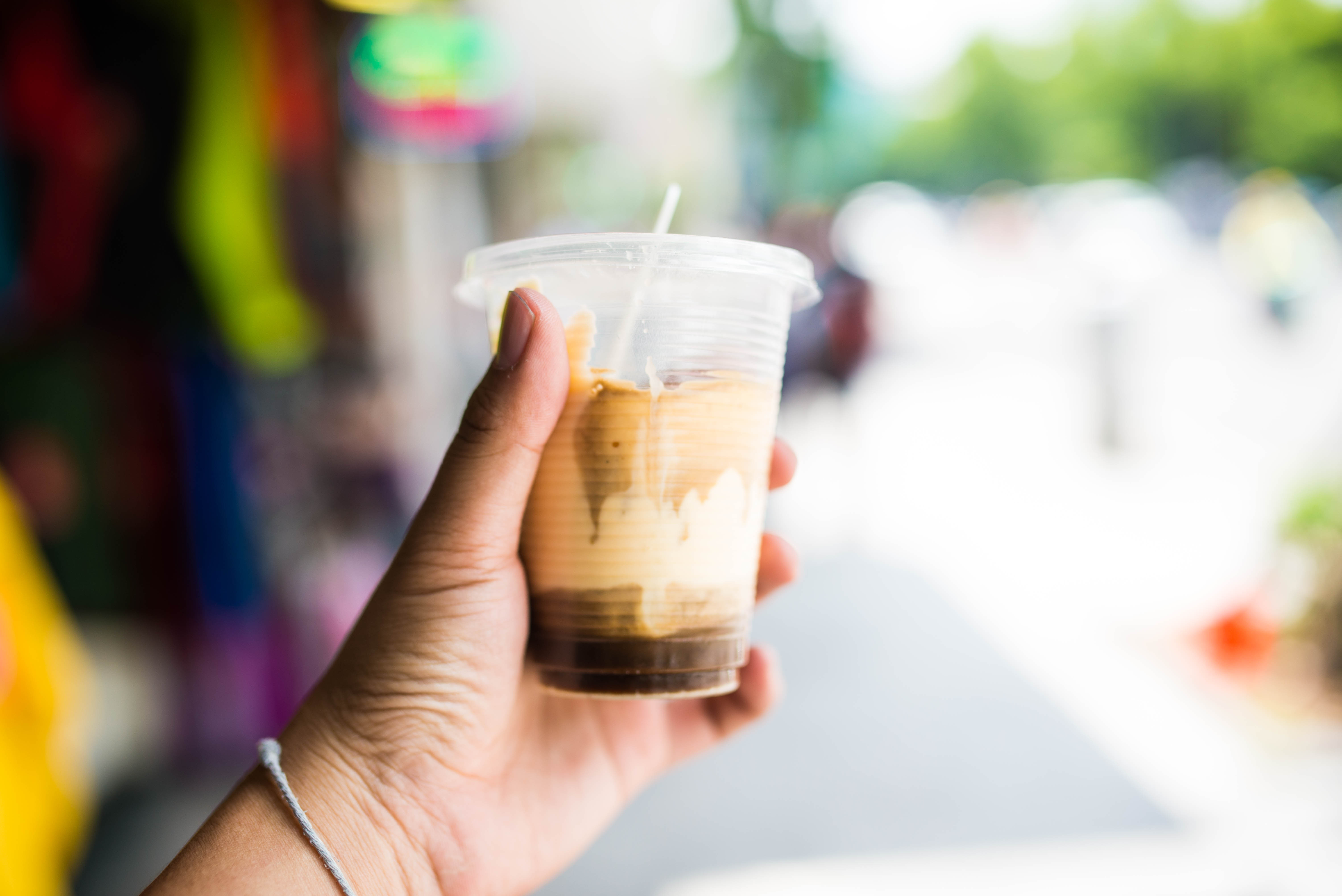 A cup of Giang egg coffee in Hanoi