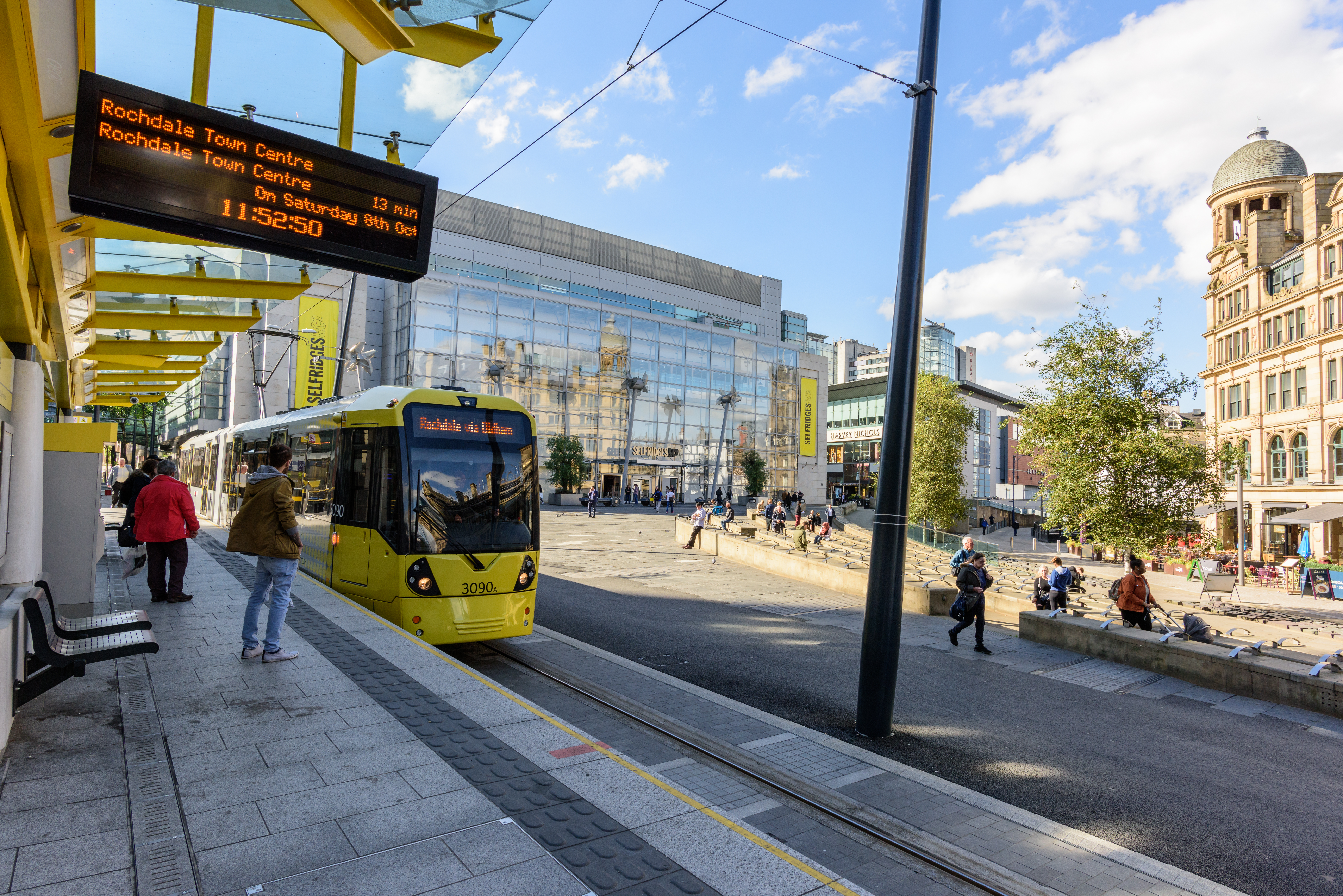 tram in Manchester