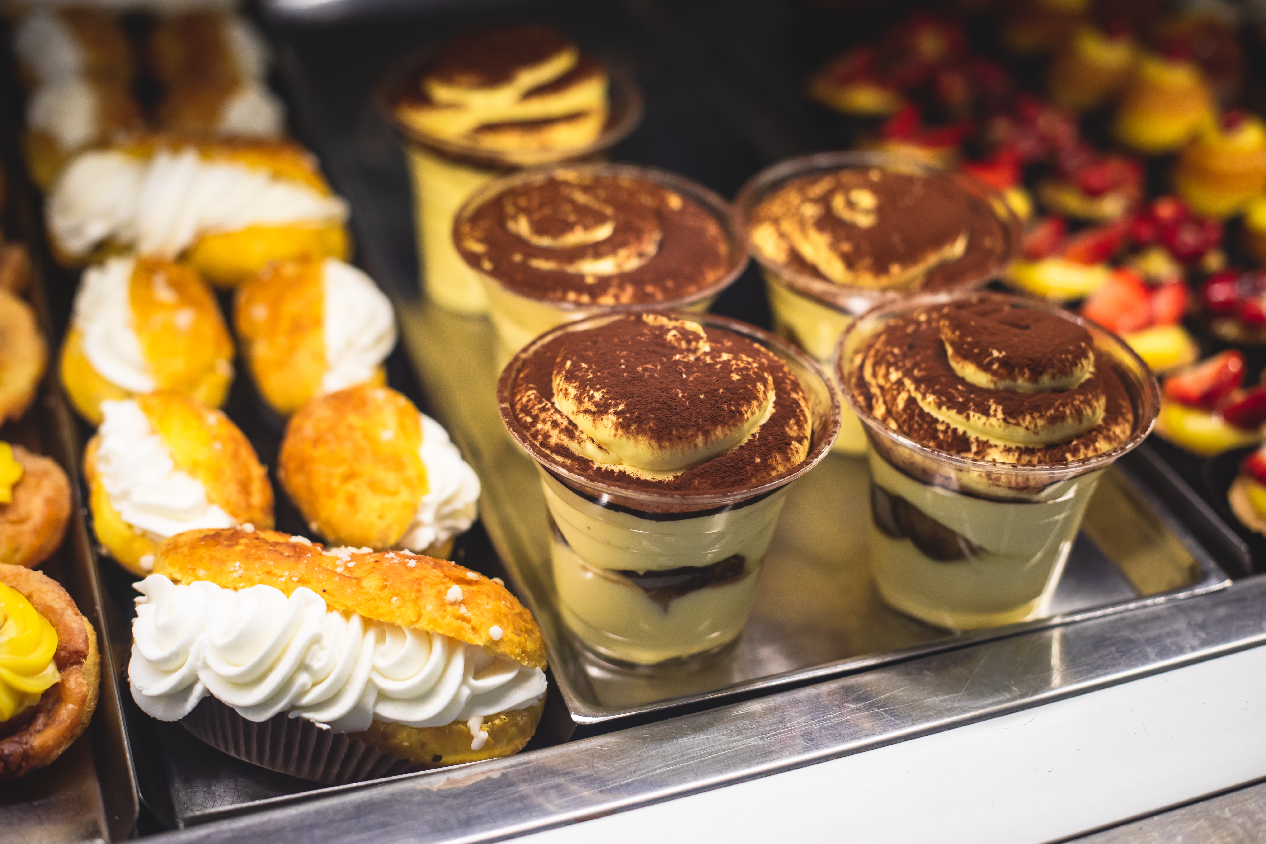 Pastries in a Venetian dessert shop