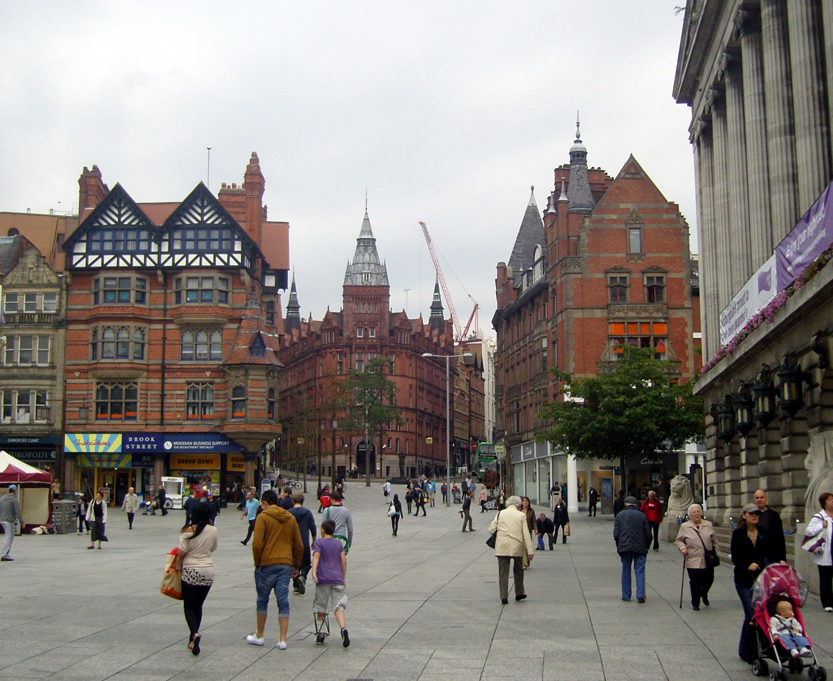 The Old Market Square, Nottingham.