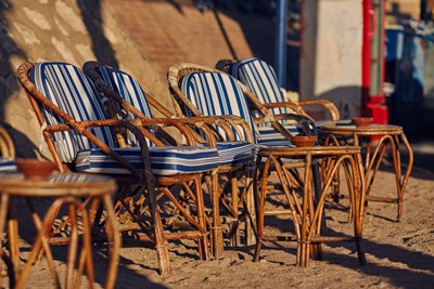 chairs on the beach sunset watching - Podushko Alexander/Shutterstock.com