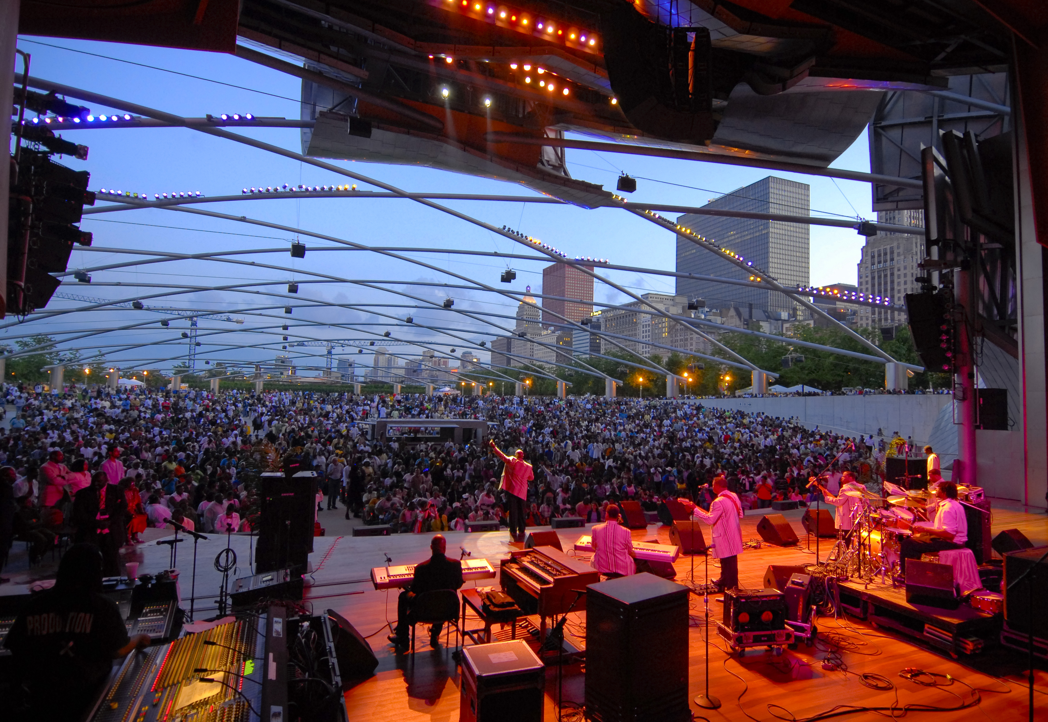 stage at festival