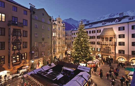 Christkindlmarkt in Innsbruck's medieval Old Town