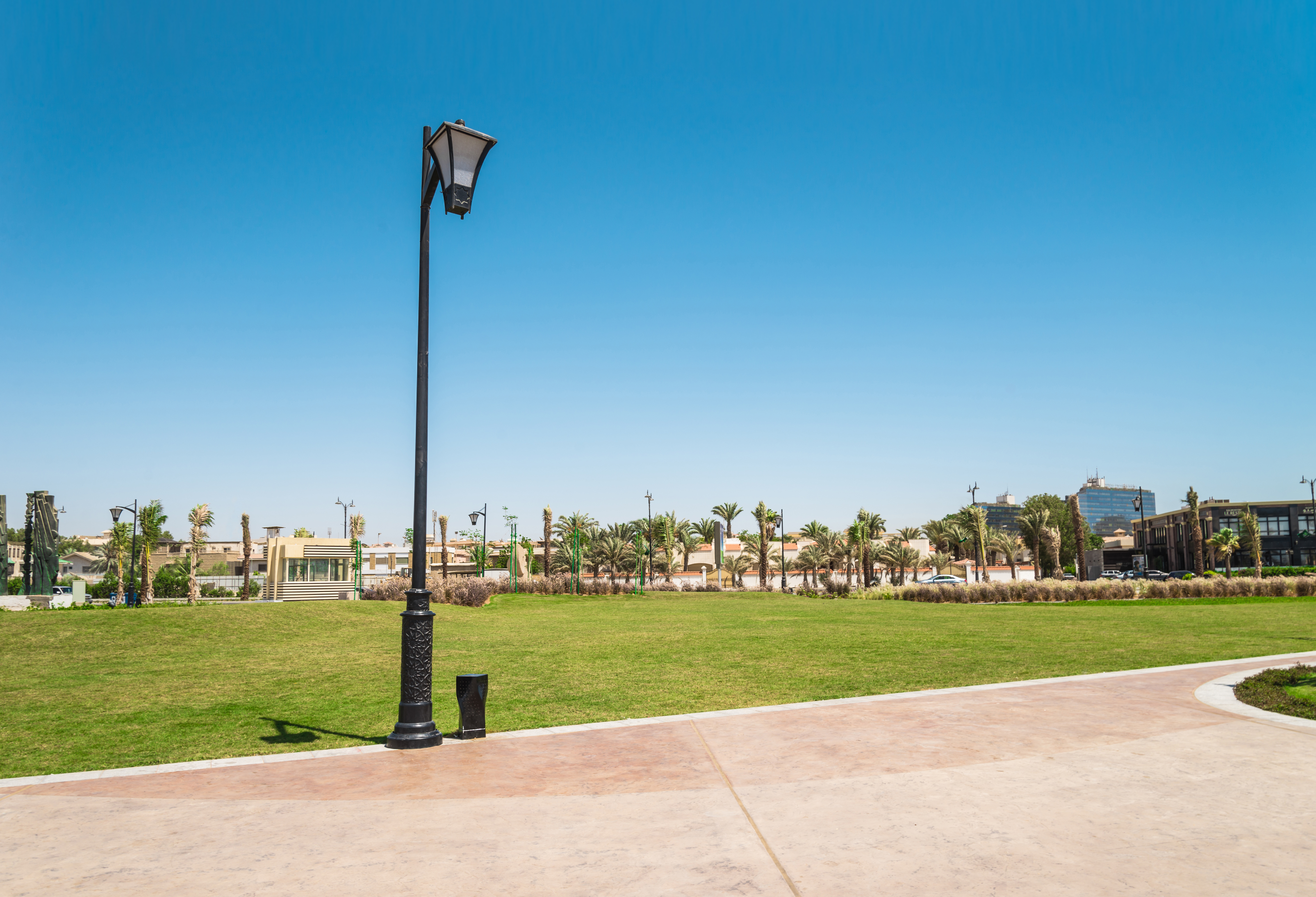 Public park at jeddah beach