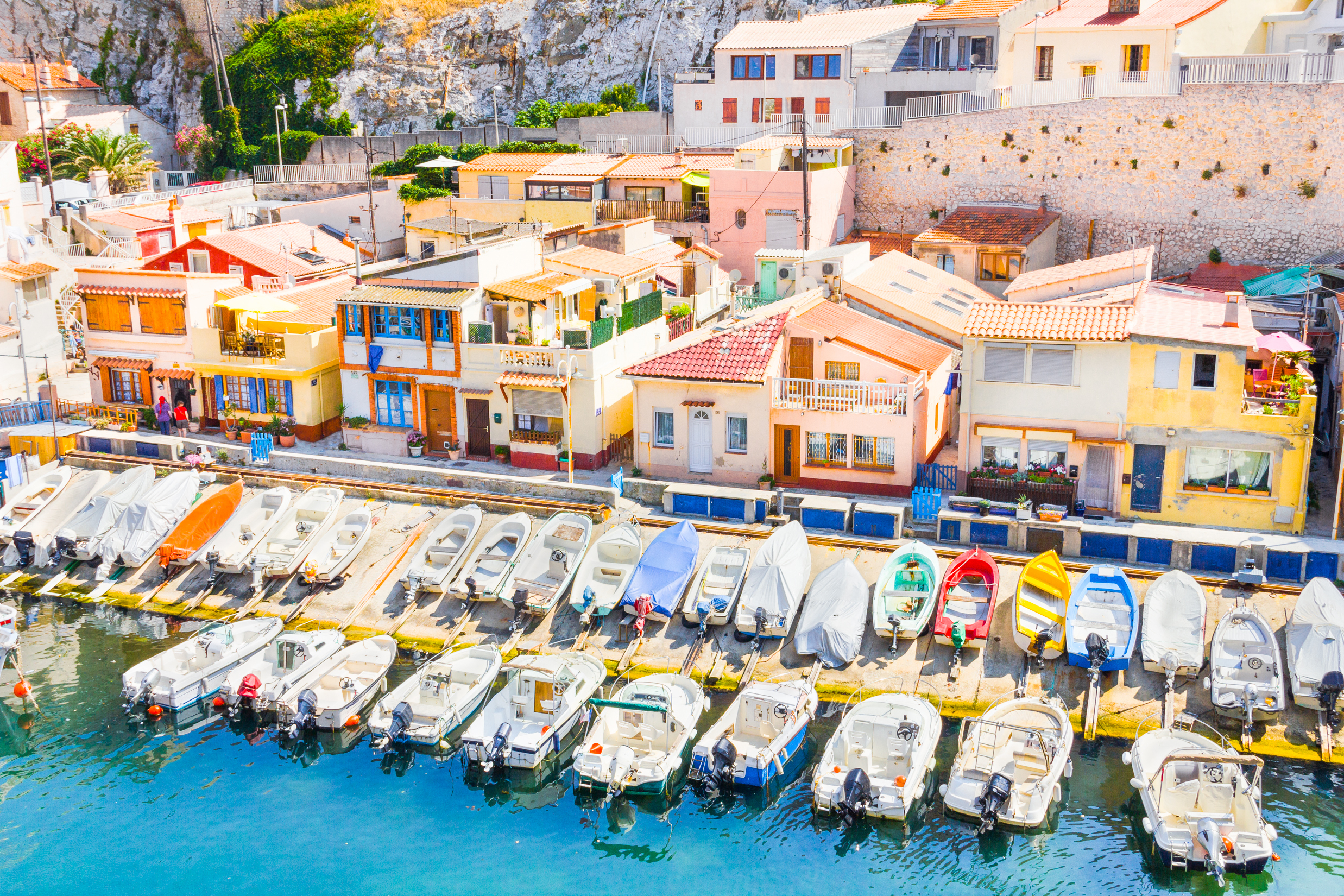 The Vallon des Auffes, Marseilles, France