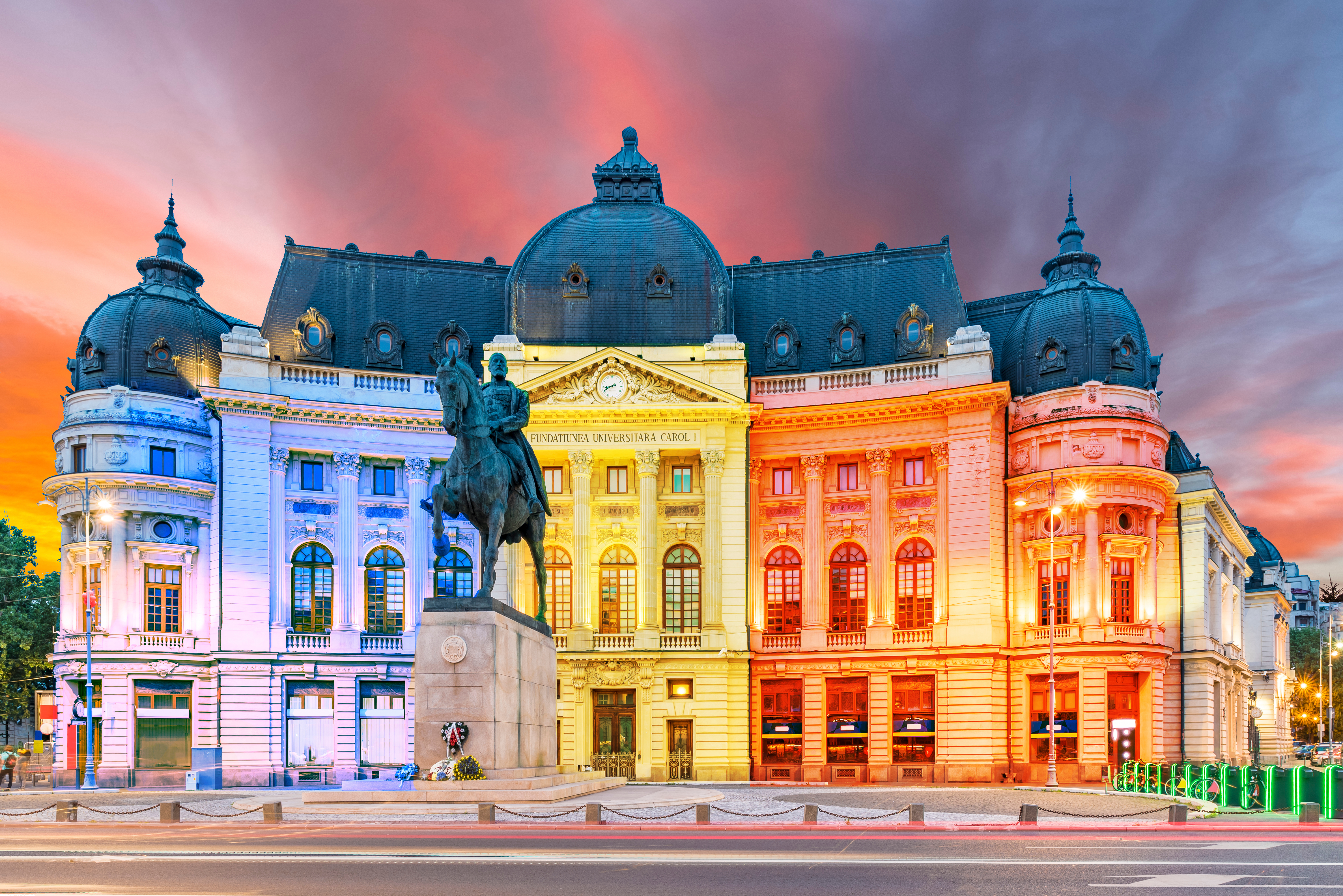 The National Library of Bucharest, Romania