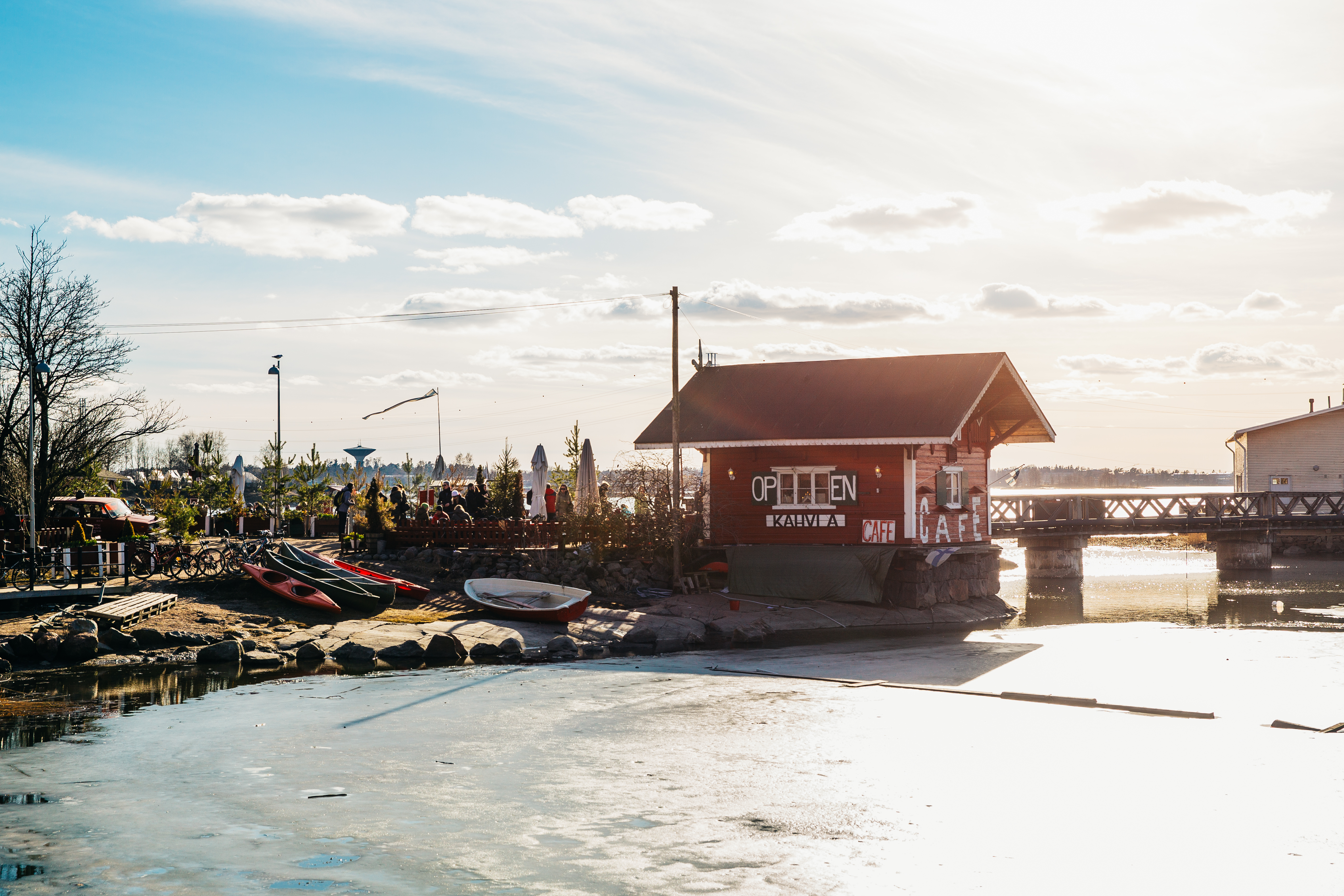Helsinki 365. Cafe Regatta is located next to Sibelius Park.