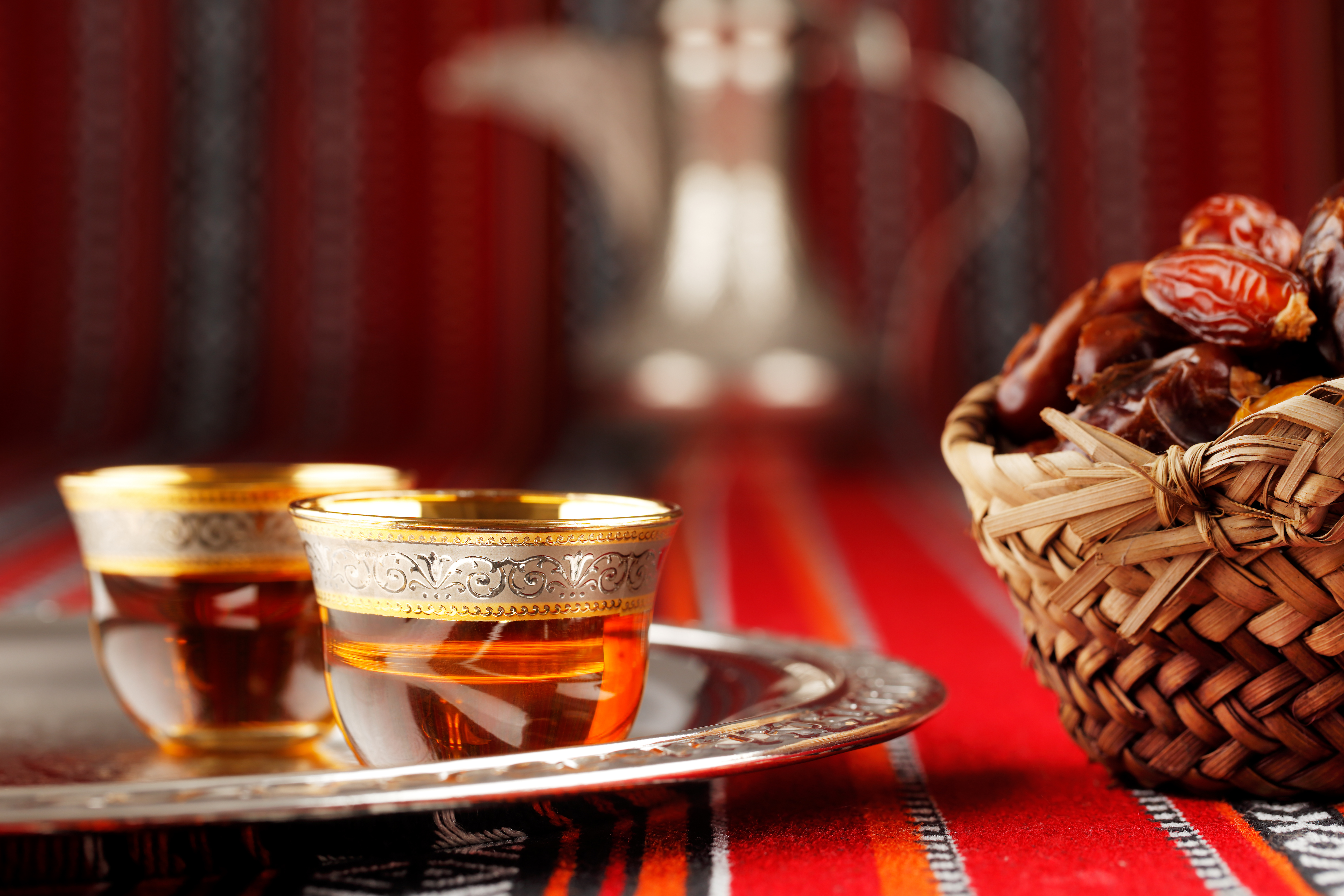 Arabic tea and dates