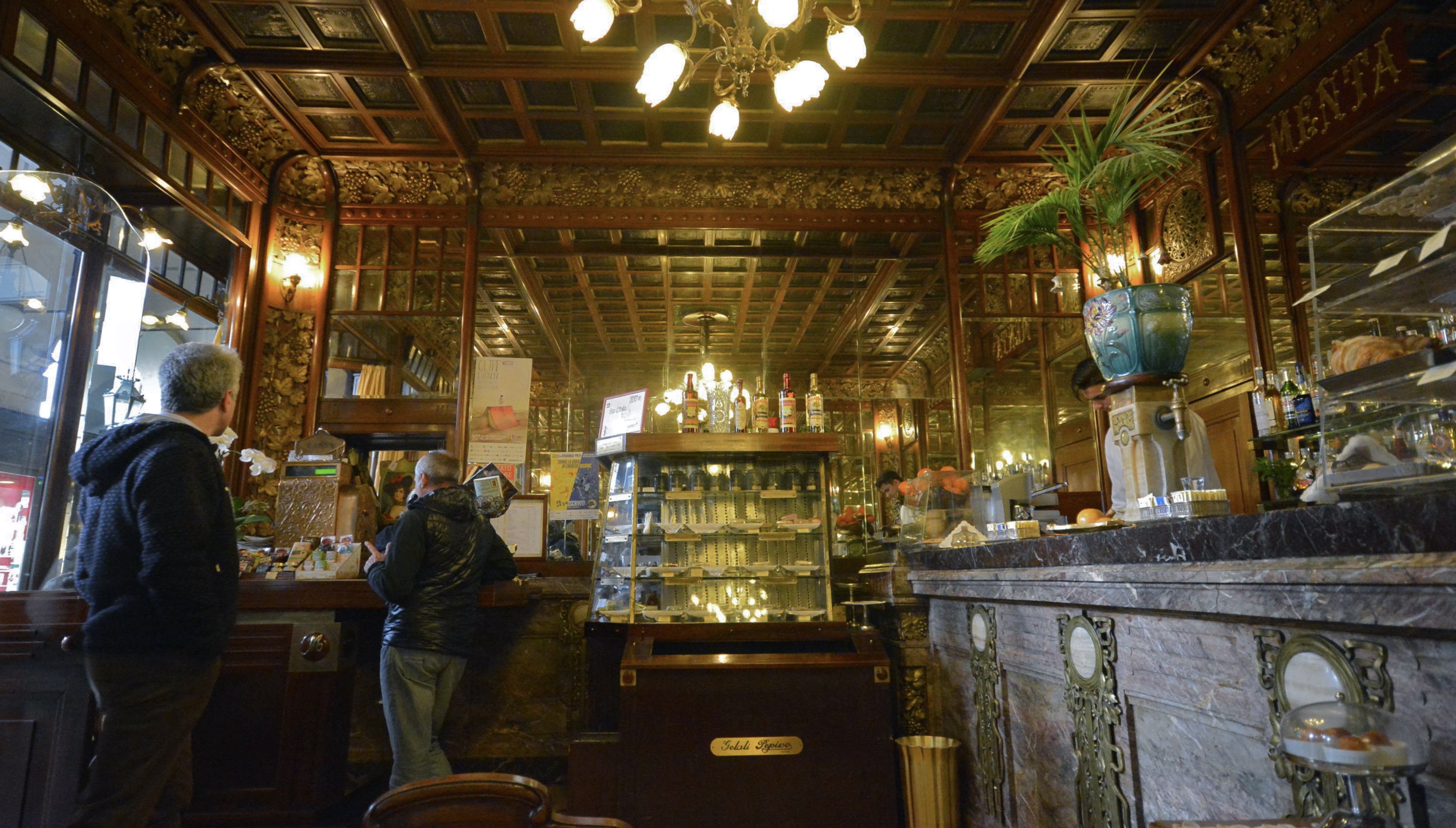 interior of Caffè Mulassano