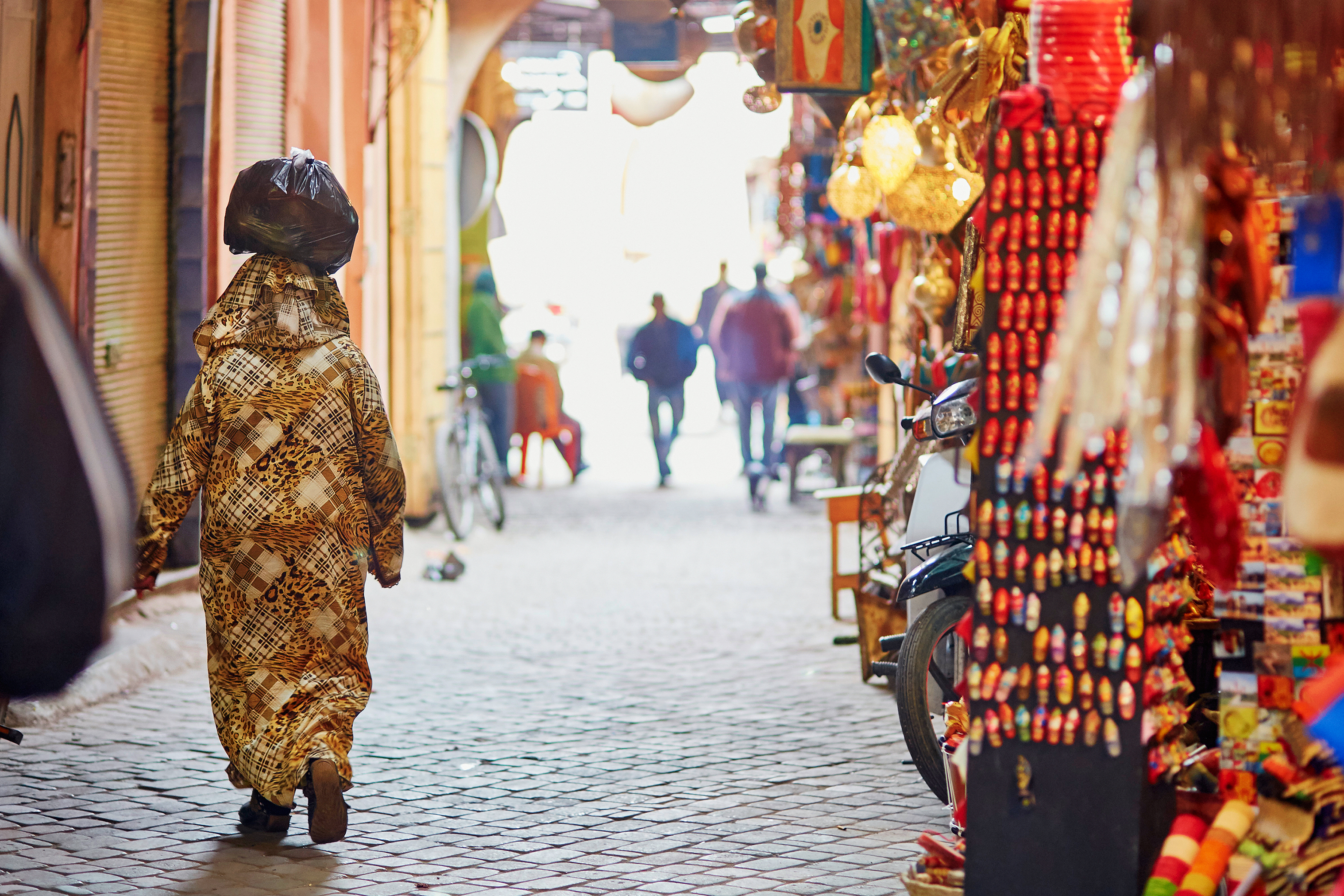 Women on Moroccan market in Marrakech