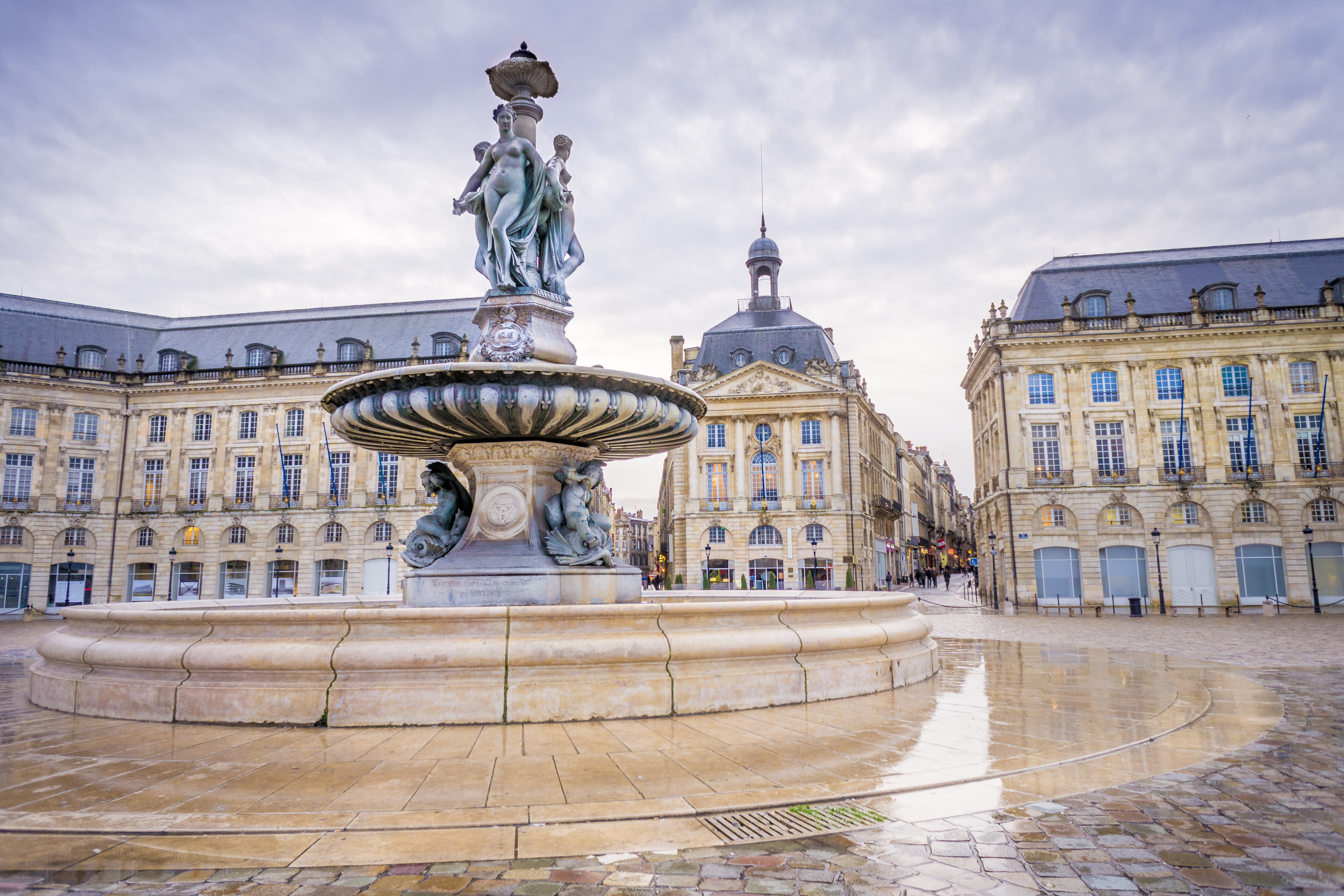 Place de la Bourse is one of the most visited sights in the city of Bordeaux, France. It was built from 1730 to 1775.