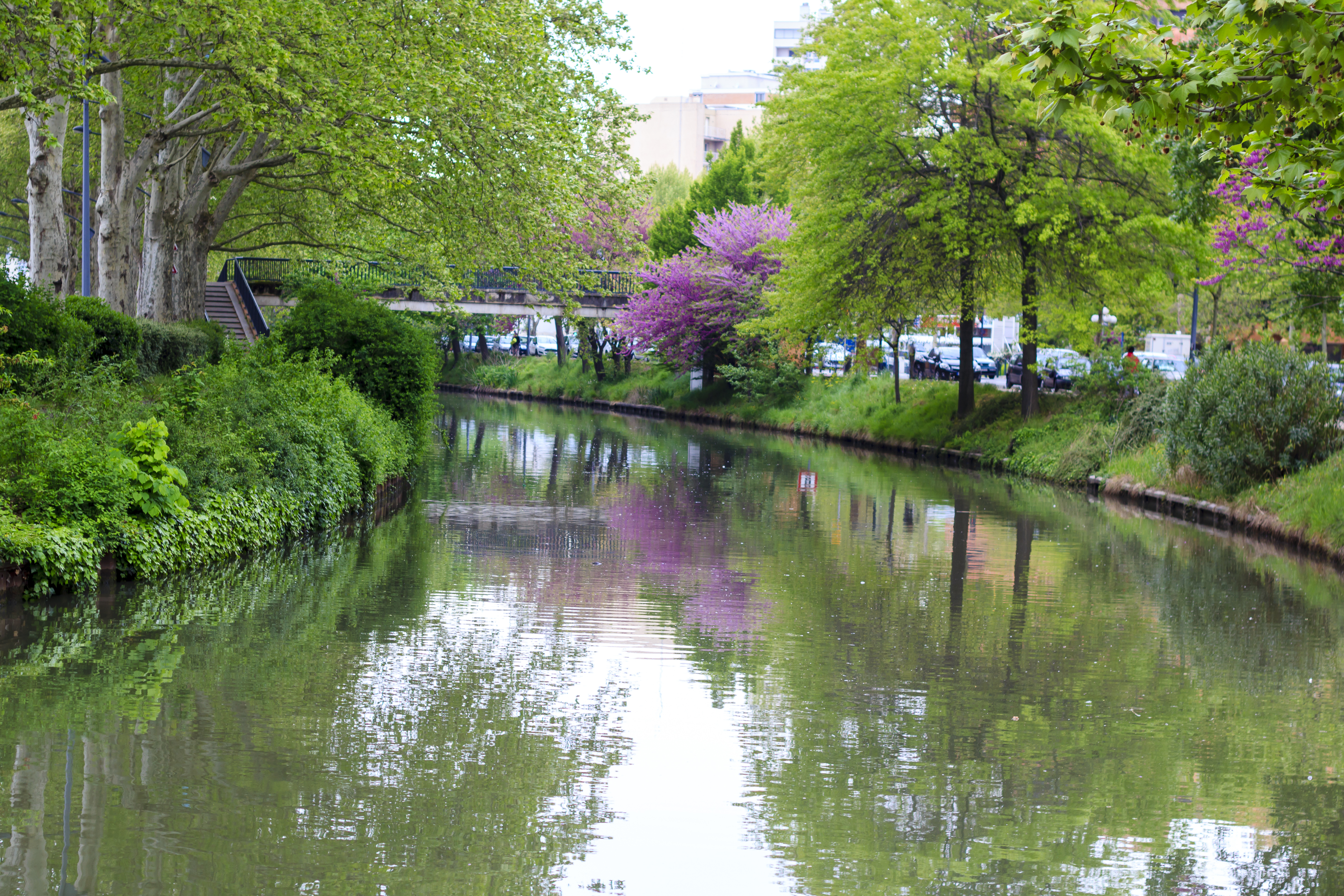 The Canal du midi, Toulouse, France