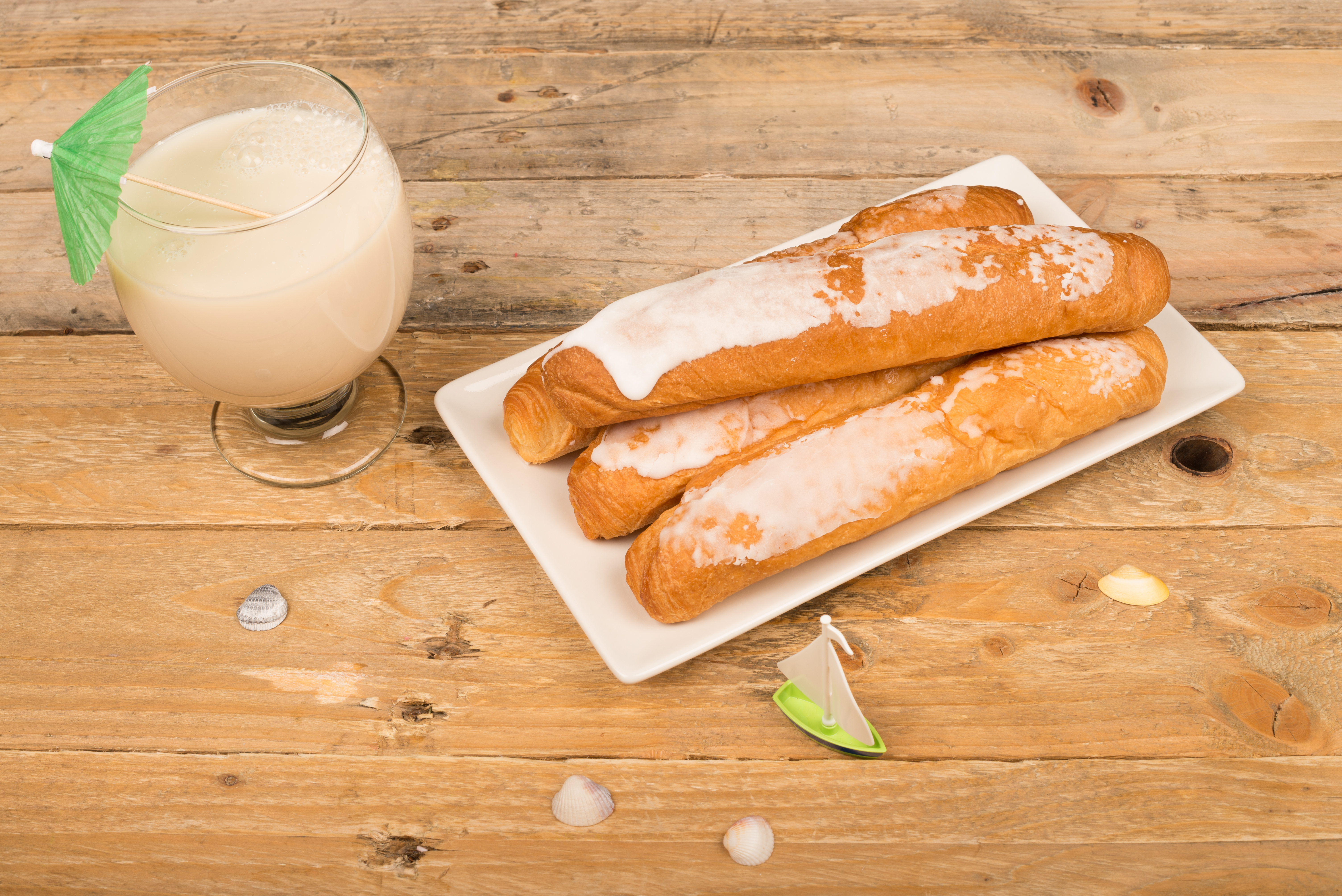 horchata and fartons