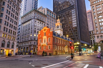 Boston, Massachusetts, USA cityscape at the Old State House. - Sean Pavone / Shutterstock.com