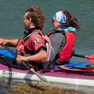 By canoe